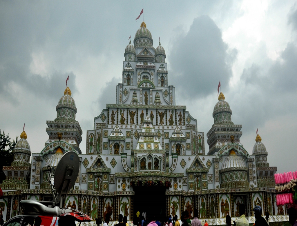 Durga Puja pandal at Rasulgarh Bhubaneswar 1