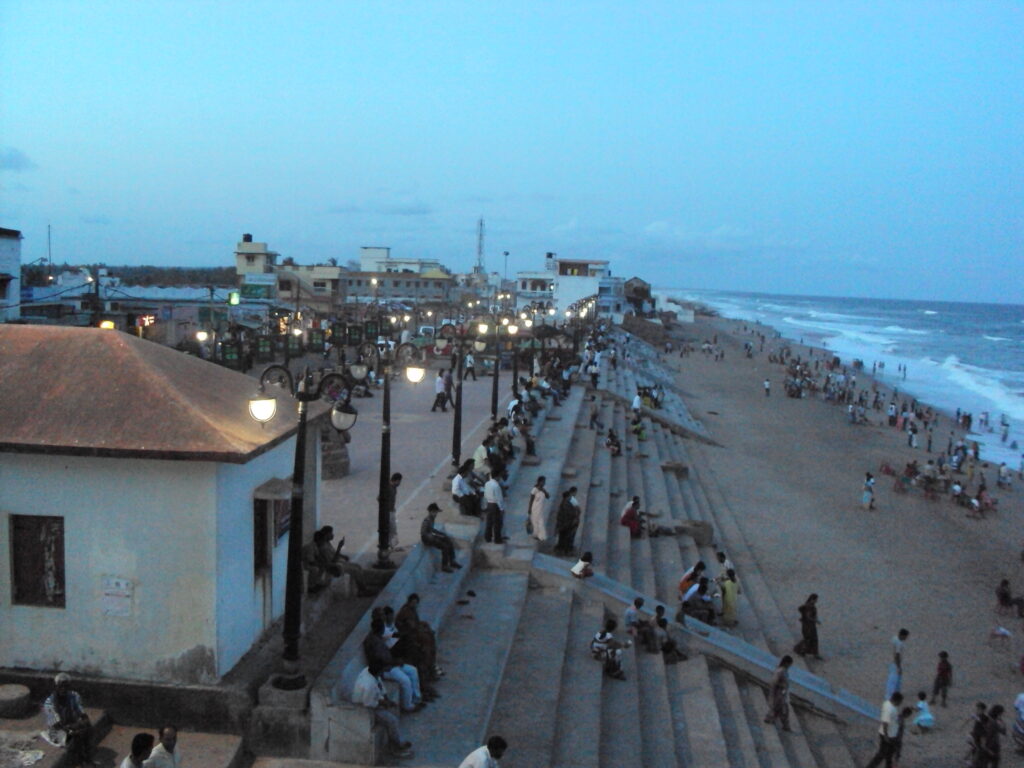 Gopalpur s busy beach